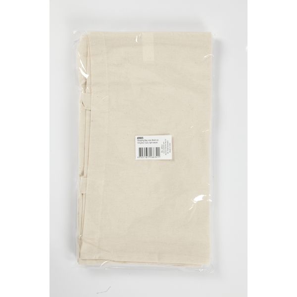 Produktbild: Creativ Company Tragetasche, Gr&ouml;&szlig;e 38x42 cm, 145 g, Hellnatur, 5 Stk