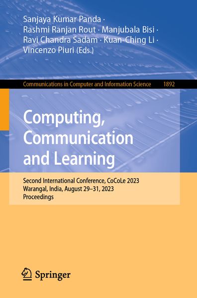 Produktbild: Computing, Communication and Learning