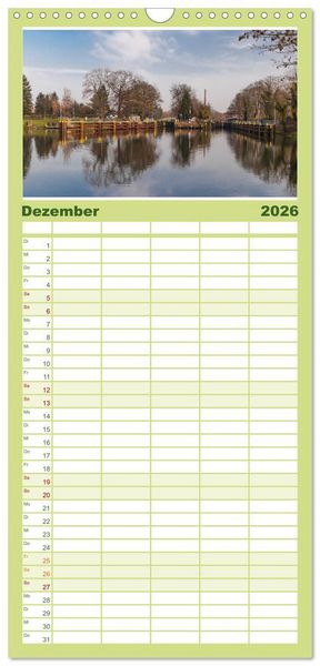Produktbild: Familienplaner 2026 - Domstadt F&uuml;rstenwalde Spree mit 5 Spalten (Wandkalender, 21 x 45 cm) CALVENDO