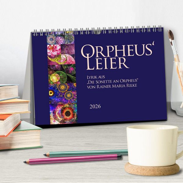 Produktbild: Orpheus' Leier (Tischkalender 2026 DIN A5 quer), CALVENDO Monatskalender