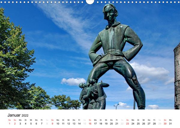 Produktbild: Antwerpen, die fl&auml;mische Hafenstadt (Wandkalender 2022 DIN A3 quer)