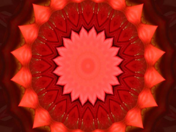 Produktbild: CALVENDO Puzzle Ein Motiv aus dem Kalender Energie - Mandalas in rot | 1000 Teile Lege-Gr&ouml;&szlig;e 64 &times; 48 cm Foto-Puzzle f&uuml;r gl&uuml;ckliche Stunden