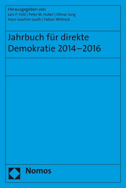 Produktbild: Jahrbuch f&uuml;r direkte Demokratie 2014-2016