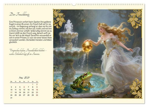 Produktbild: Die sch&ouml;nsten M&auml;rchen (Wandkalender 2027 DIN A2 quer), CALVENDO Monatskalender