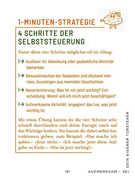 Produktbild: Die 1-Minuten-Strategie gegen Overthinking