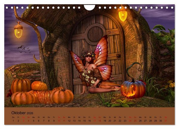 Produktbild: Elfenlichter, die Reise geht weiter (Wandkalender 2026 DIN A4 quer), CALVENDO Monatskalender