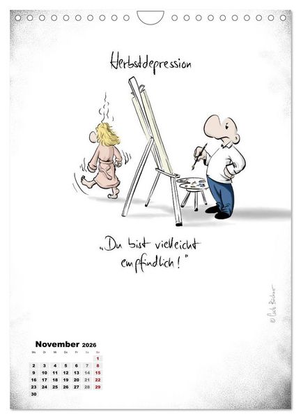 Produktbild: NEUES JAHR, NEUER SPASS... (Wandkalender 2026 DIN A4 hoch), CALVENDO Monatskalender