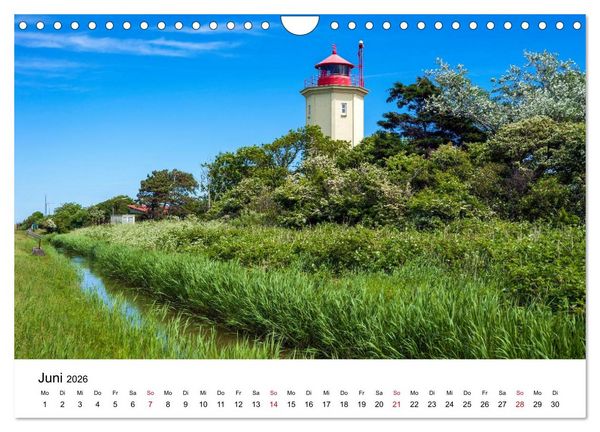 Produktbild: Fehmarn - "fe mer" nat&uuml;rlich "am Meer gelegen" (Wandkalender 2026 DIN A4 quer), CALVENDO Monatskalender