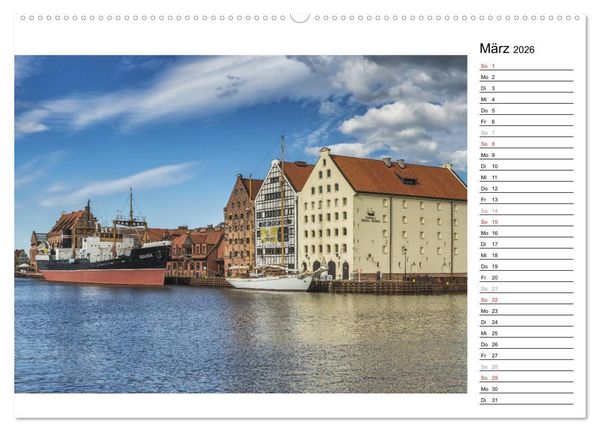 Produktbild: Danzig - Zeit f&uuml;r Entdeckungen (hochwertiger Premium Wandkalender 2026 DIN A2 quer), Kunstdruck in Hochglanz