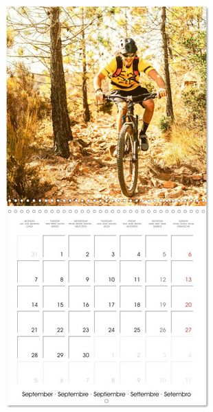 Produktbild: Mountain biking: Up hill and down dale (Wall Calendar 2026 12 &times; 12 Inch) CALVENDO 12 Month Wall Calendar