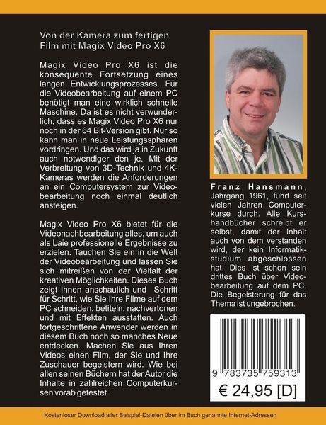 Produktbild: Von der Kamera zum fertigen Film mit Magix Video Pro X6