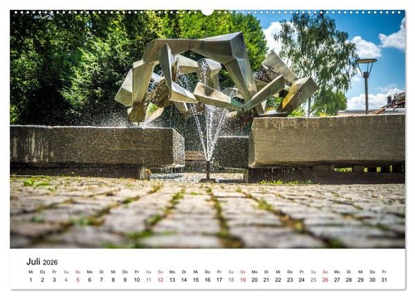 Produktbild: Villingen-Schwenningen - Impressionen einer Stadt (hochwertiger Premium Wandkalender 2026 DIN A2 quer), Kunstdruck in Hochglanz
