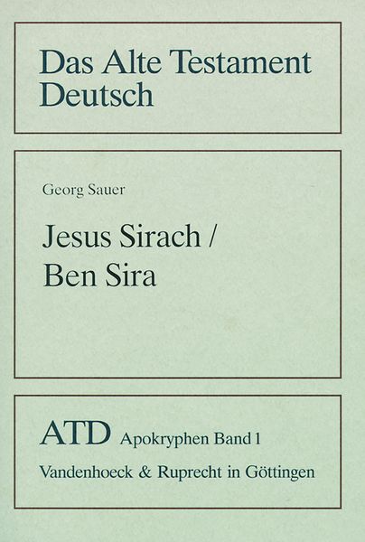 Produktbild: Das Alte Testament Deutsch. Apokryphen.