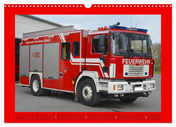 Produktbild: Einsatzfahrzeuge aus Sachsen und Sachsen-Anhalt (Wandkalender 2026 DIN A3 quer), CALVENDO Monatskalender