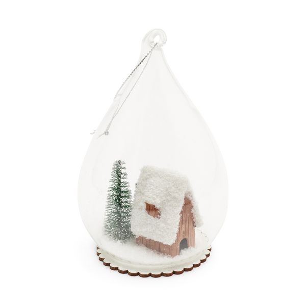 Produktbild: Anh&auml;nger &bdquo;Glaskugel Lebkuchenhaus