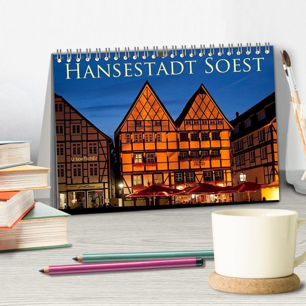 Produktbild: Hansestadt Soest (Tischkalender 2026 DIN A5 quer), CALVENDO Monatskalender