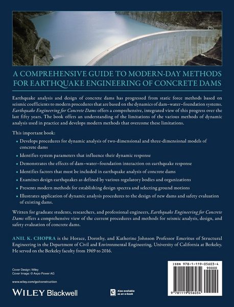 Produktbild: Earthquake Engineering for Concrete Dams