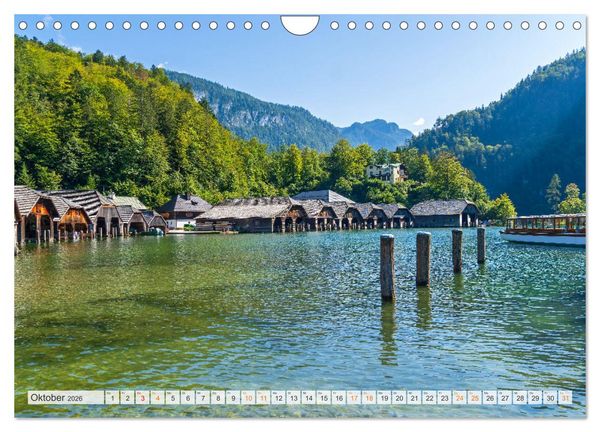 Produktbild: Berchtesgadener Land - Welt der Berge und Seen (Wandkalender 2026 DIN A4 quer), CALVENDO Monatskalender