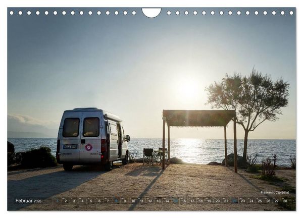 Produktbild: Vanlife - Leben, fahren, frei sein mit dem Wohnmobil (Wandkalender 2026 DIN A4 quer), CALVENDO Monatskalender