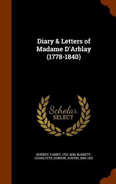 Produktbild: Diary & Letters of Madame D'Arblay (1778-1840)