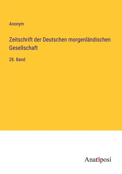 Produktbild: Zeitschrift der Deutschen morgenl&auml;ndischen Gesellschaft