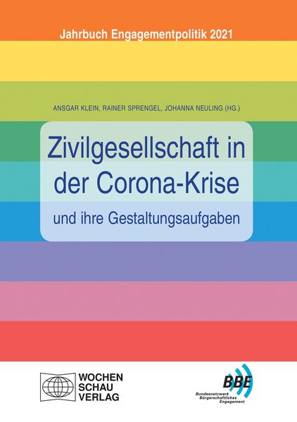 Produktbild: Zivilgesellschaft in der Corona-Krise und ihre Gestaltungsaufgaben
