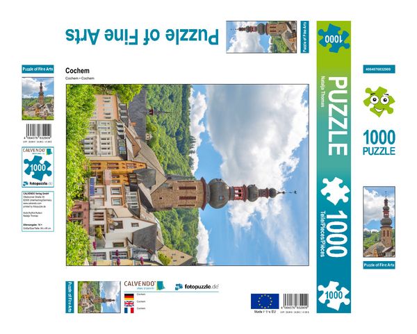 Produktbild: CALVENDO Puzzle Cochem | 1000 Teile Lege-Gr&ouml;&szlig;e 64x48cm Foto-Puzzle f&uuml;r gl&uuml;ckliche Stunden