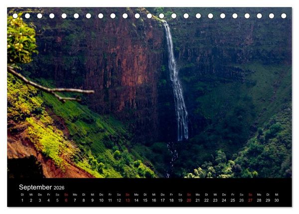 Produktbild: Paradiese der Erde - HAWAII (Tischkalender 2026 DIN A5 quer), CALVENDO Monatskalender