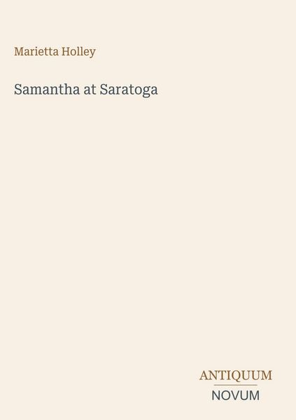 Produktbild: Samantha at Saratoga
