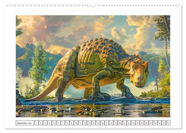 Produktbild: Vergessene Wunder - Ein Jahr mit ausgestorbenen Tieren (Wandkalender 2026 DIN A2 quer), CALVENDO Monatskalender