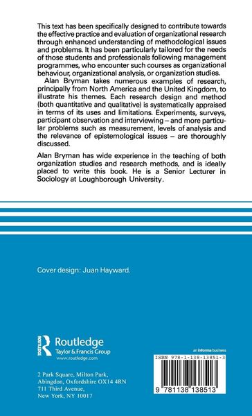 Produktbild: Research Methods and Organization Studies