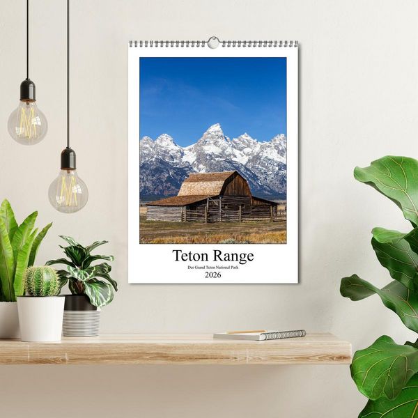 Produktbild: Teton Range - Der Grand Teton National Park (Wandkalender 2026 DIN A3 hoch), CALVENDO Monatskalender