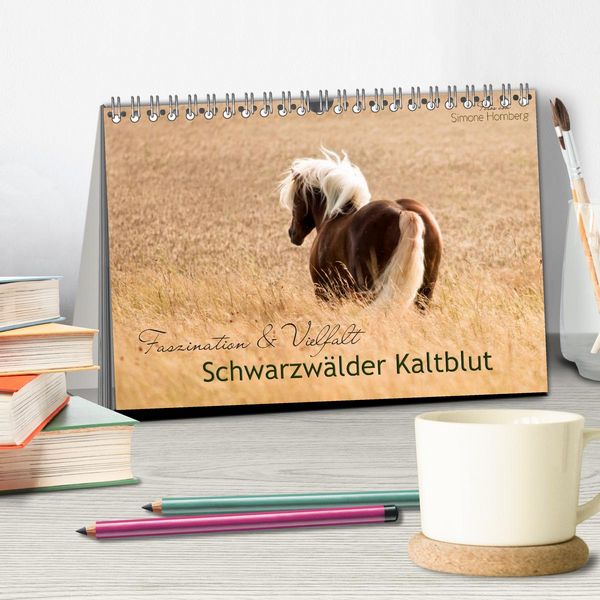 Produktbild: Faszination und Vielfalt - Schwarzw&auml;lder Kaltblut (Tischkalender 2026 DIN A5 quer), CALVENDO Monatskalender