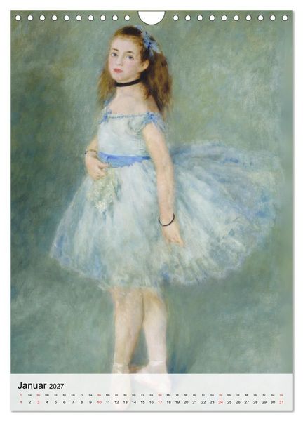 Produktbild: Die kleinen Musen des Monsieur Renoir (Wandkalender 2027 DIN A4 hoch), CALVENDO Monatskalender