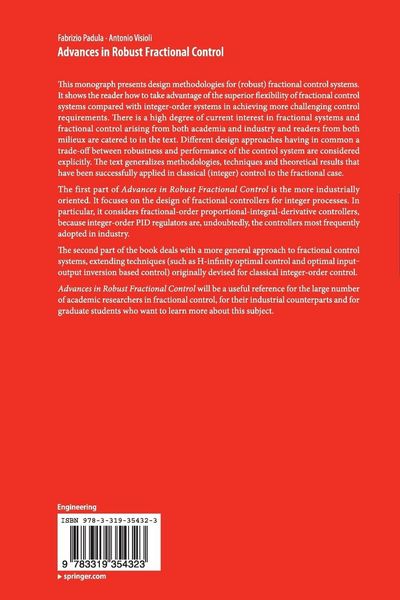 Produktbild: Advances in Robust Fractional Control