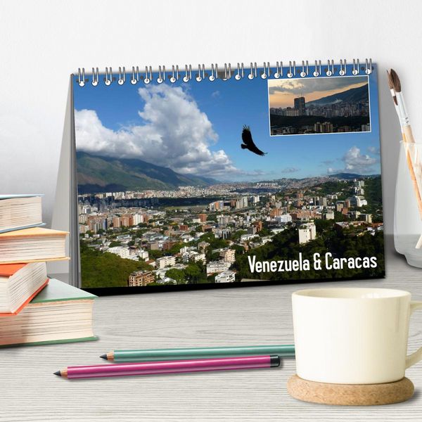 Produktbild: Venezuela & Caracas (Tischkalender 2026 DIN A5 quer), CALVENDO Monatskalender