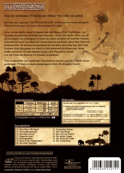 Produktbild: Elefantenjunge - Staffel 2 [2 DVDs]