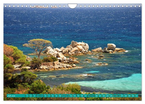 Produktbild: Korsika &ndash; die Perle im Mittelmeer (Wandkalender 2026 DIN A4 quer), CALVENDO Monatskalender
