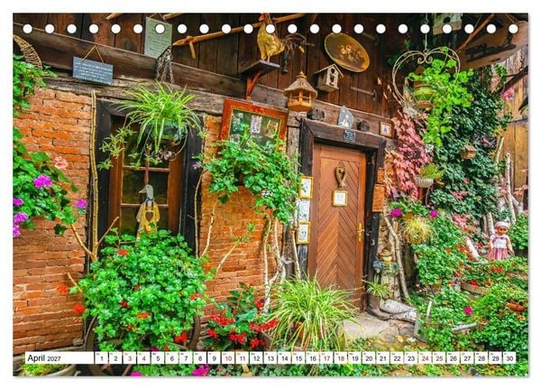 Produktbild: Im Elsass - Eine bunte Vielfalt zum verlieben (Tischkalender 2027 DIN A5 quer), CALVENDO Monatskalender