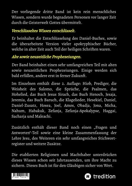 Produktbild: 2. Auflage 3. Band Neuaufbau der Urbibel