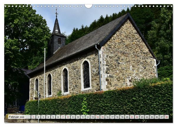 Produktbild: Kirchen und Kapellen rund um Simmerath (Wandkalender 2026 DIN A3 quer), CALVENDO Monatskalender
