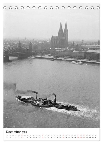 Produktbild: Zeitreise K&ouml;ln 1930er Jahre. Fotograf: Karl Heinrich L&auml;mmel (Tischkalender 2026 DIN A5 hoch), CALVENDO Monatskalender