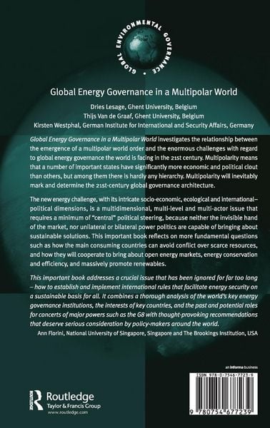 Produktbild: Global Energy Governance in a Multipolar World
