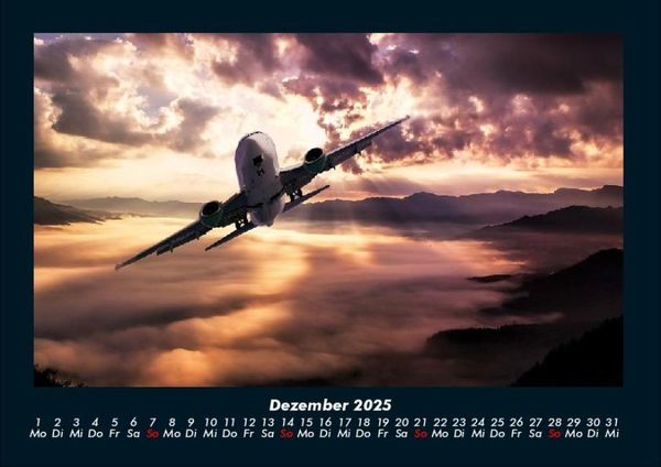 Produktbild: Flugzeuge 2025 Fotokalender DIN A4