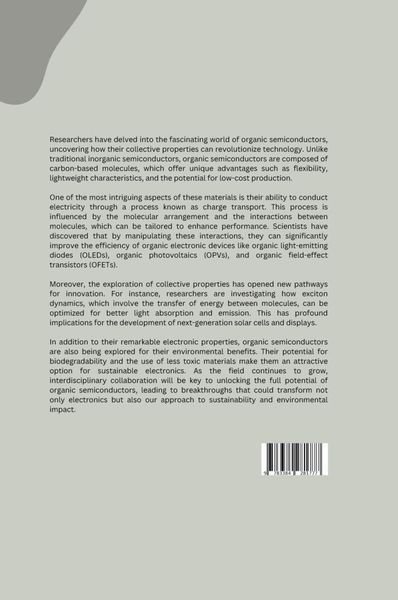 Produktbild: Powering the Future: Tailoring Organic Semiconductors for Efficient Devices