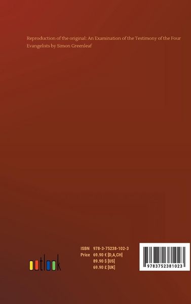 Produktbild: An Examination of the Testimony of the Four Evangelists