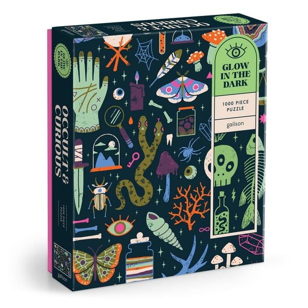 Produktbild: Occult and Curious 1000 Piece Glow in the Dark Puzzle