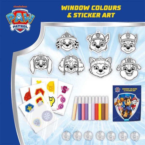 Produktbild: Paw Patrol Window Colours & Sticker Art