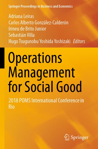 Produktbild: Operations Management for Social Good