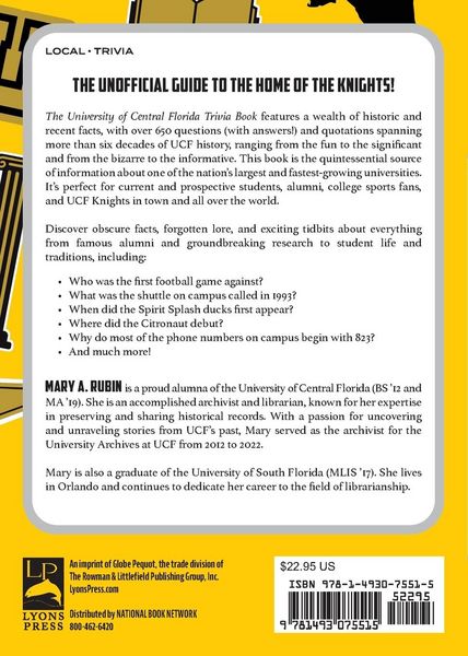 Produktbild: The University of Central Florida Trivia Book